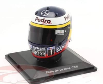 Pedro De La Rosa (Team McLaren-Mercedes 2006) Plastic Helmet model 1:5