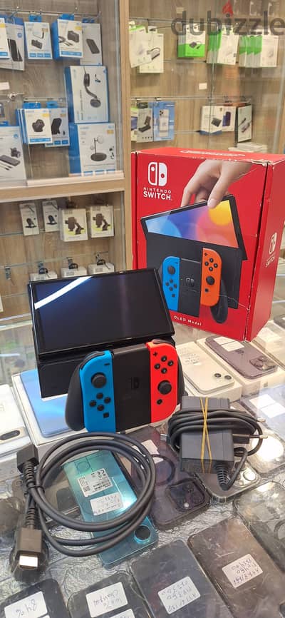 Used Nintendo Switch OLED Model black