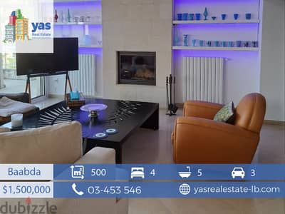 Baabda 500m2 | Penthouse Duplex | Super Deluxe | Furnished | PA |