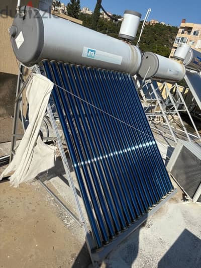 High pressure Water Solar Energy tubes, Tank & Base