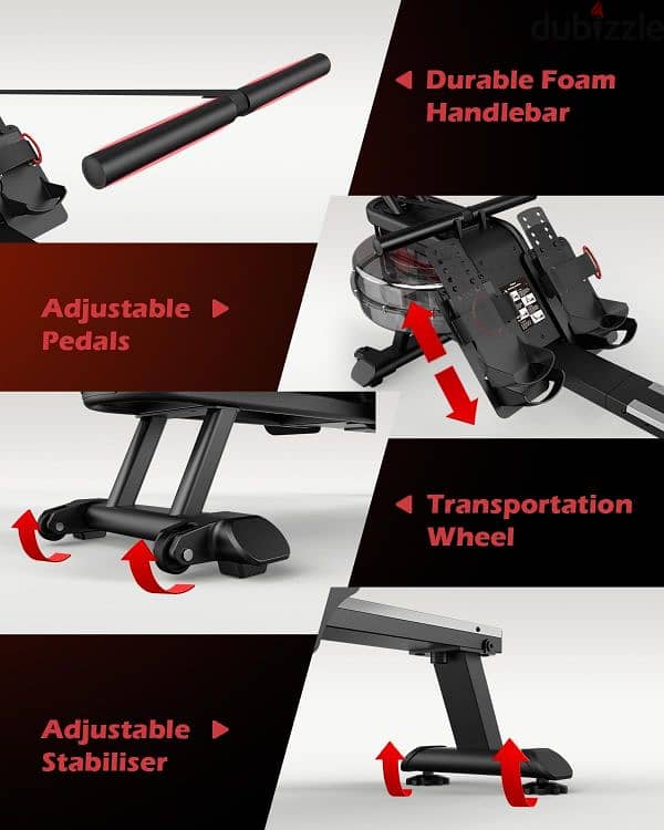 Water Rowing Machine: 6