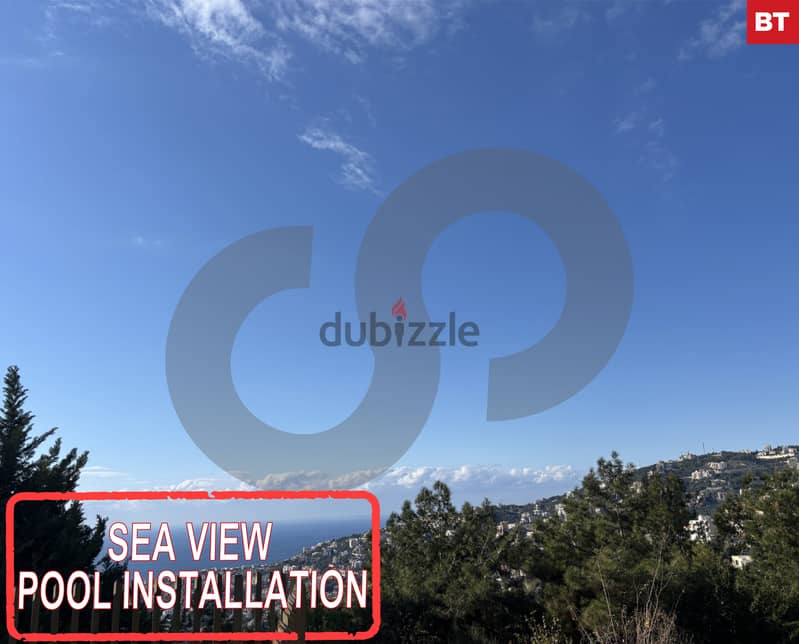 Terrace 180sqm and Sea View / parking spots IN KFARHBAB ! REF#BT118331 0