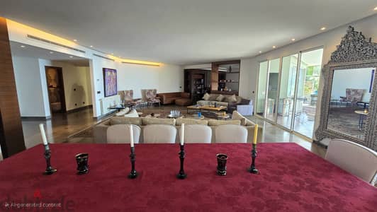 Luxurious 450m² Furnished Apartment + 110m² Terrace in Prime Broumana!