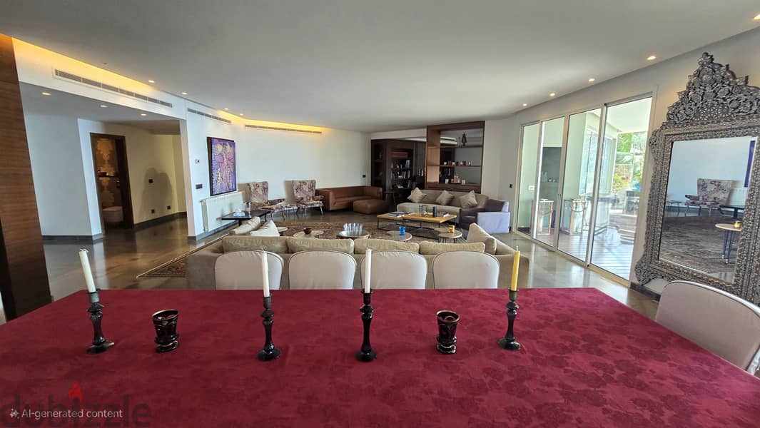 Luxurious 450m² Furnished Apartment + 110m² Terrace in Prime Broumana! 0