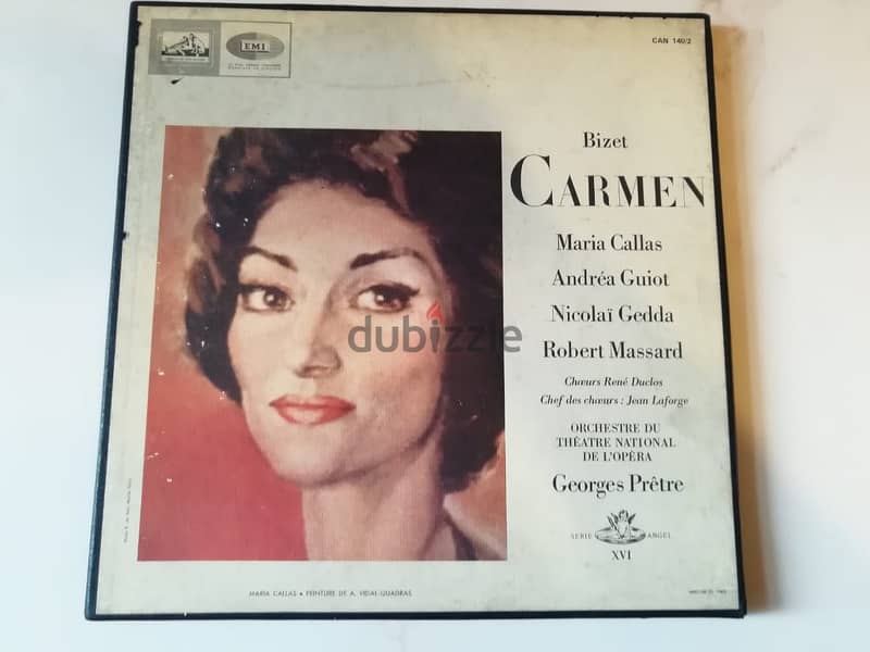 Maria Callas Bizet Carmen 3 vinyl LP coffret 0