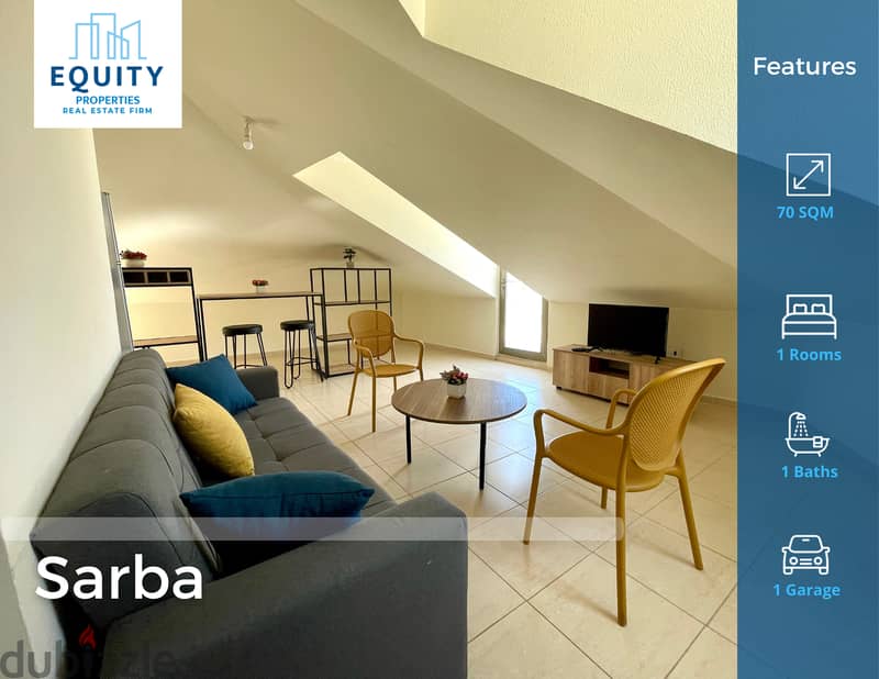 Furnished 70 SQM Apartment For Rent In Sarba شقة للإيجار #RK148677 0