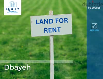 1400 SQM Land For Rent In Dbayeh أرض للإيجار #FR148743