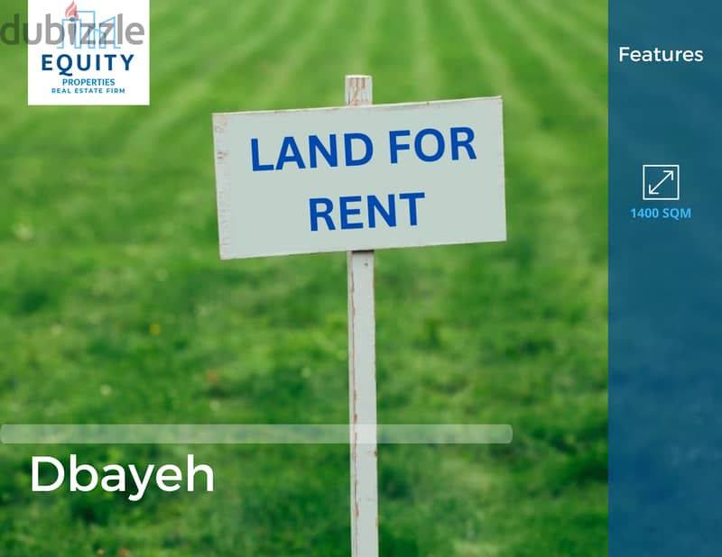 2500 SQM Land For Rent In Dbayeh أرض للإيجار #FR148843 0