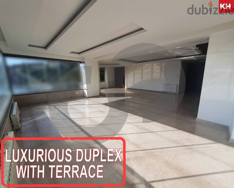 TERRACE / OPEN VIEW DUPLEX / BB AREA IN DIK EL MEHDI ! REF#KH118342 ! 0