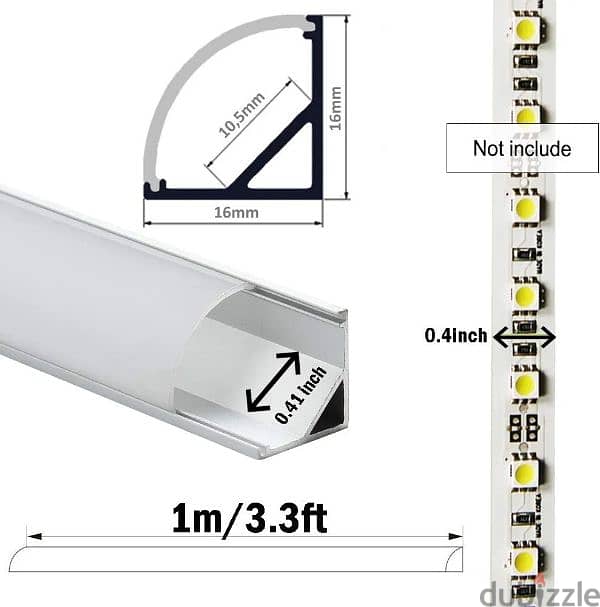 German store 10 pack 1m/3.3ft led cover 4