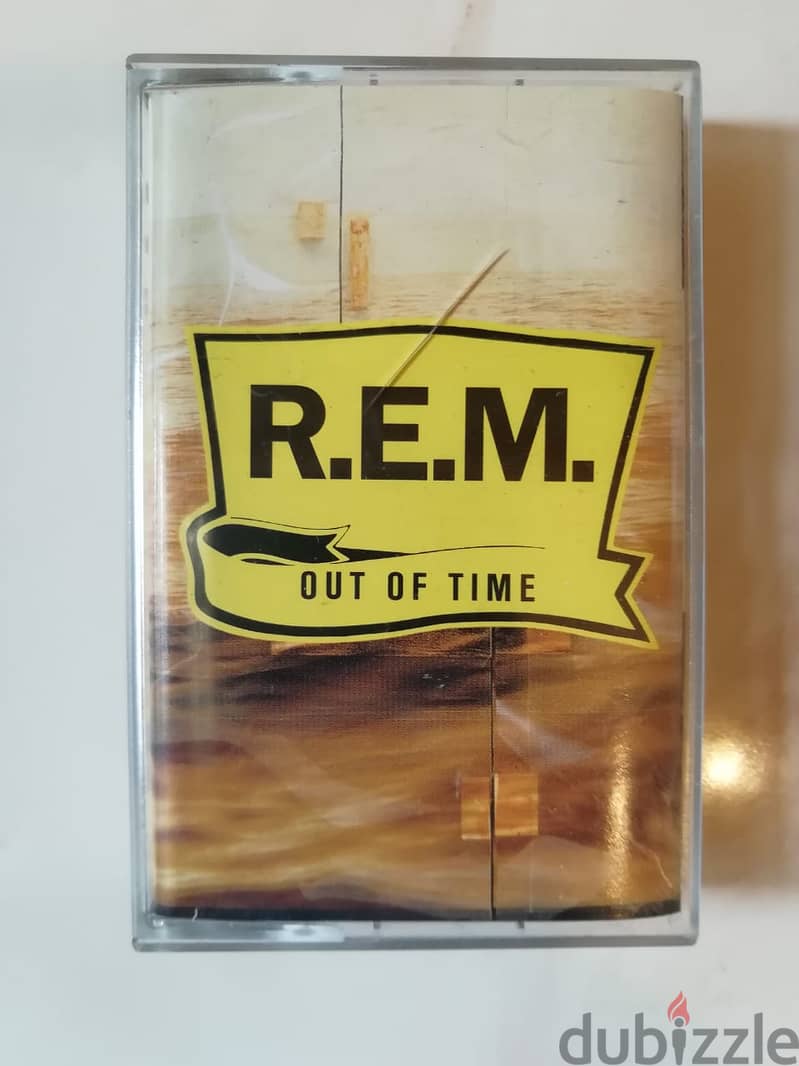 REM "out of time" cassette 0