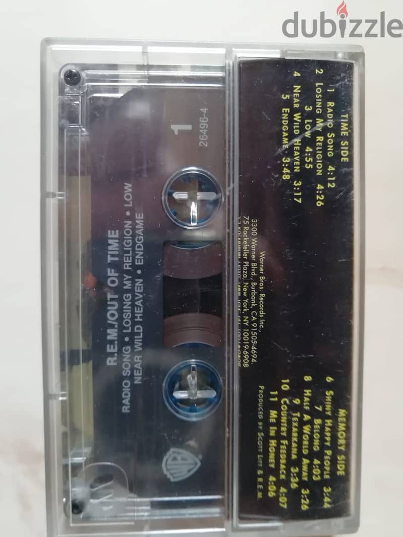 REM "out of time" cassette 1