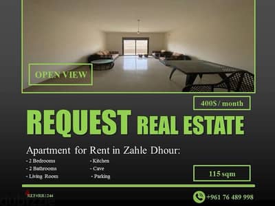 Apartment 115 sqm for Rent in Zahle Dhour | شقة للايجار في ضهور زحلة