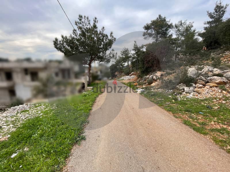 Prime Land with Mountain View in Borjein/برجين REF#HN118348 2