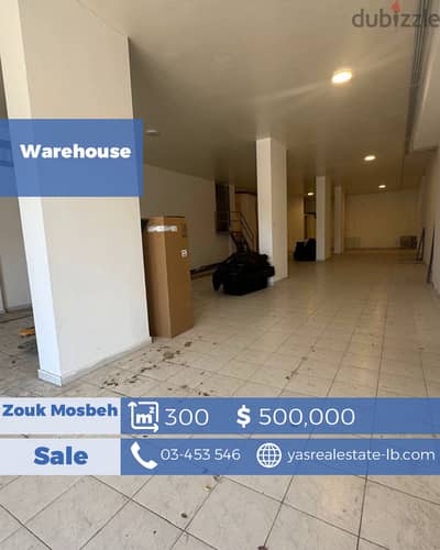 Zouk Mosbeh 300m2 | Warehouse | Prime Location | EL |