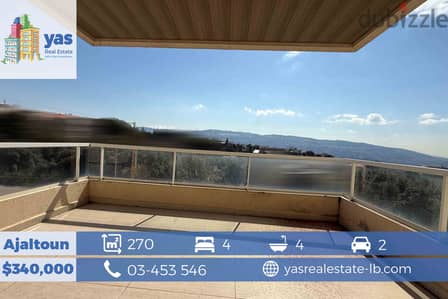 Ajaltoun 270M2 | Spacious Flat | New | Luxurious | Mountain View |