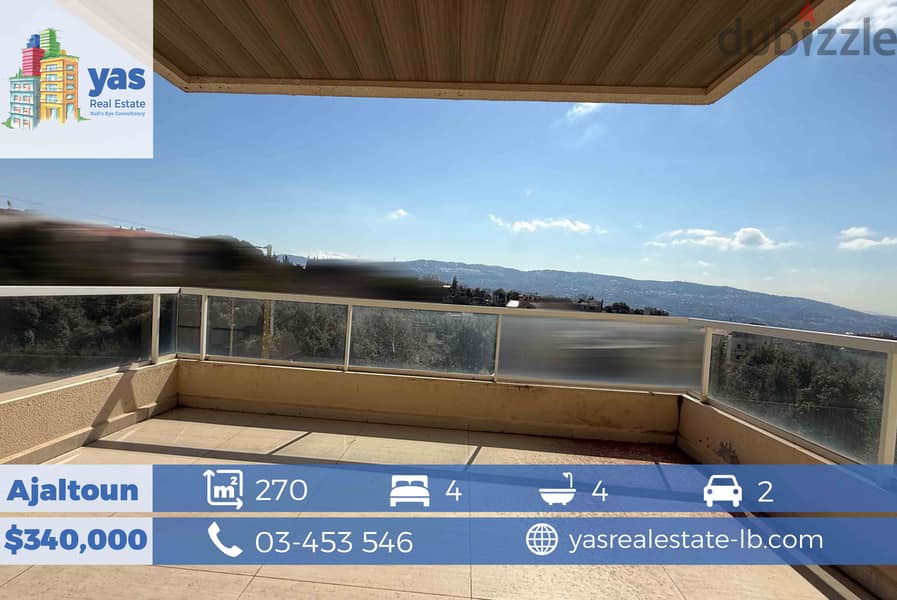 Ajaltoun 270M2 | Spacious Flat | New | Luxurious | Mountain View | 0