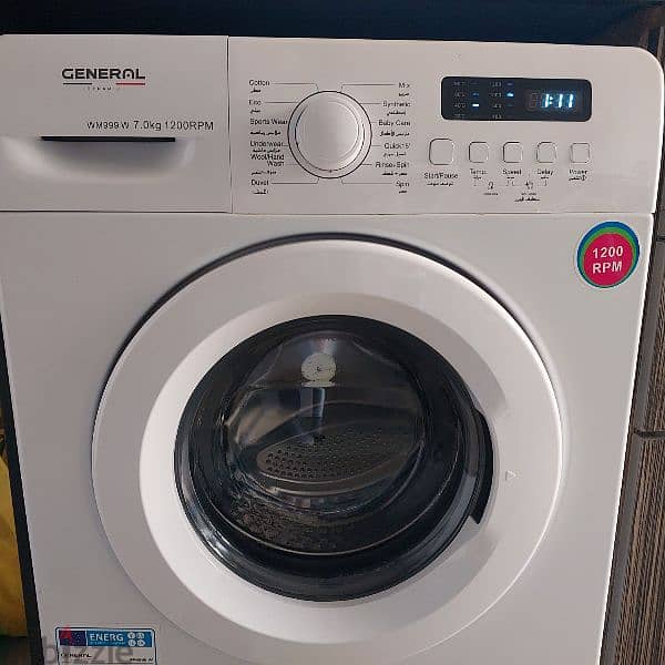 General washing machine 7kg 1200RPM 1