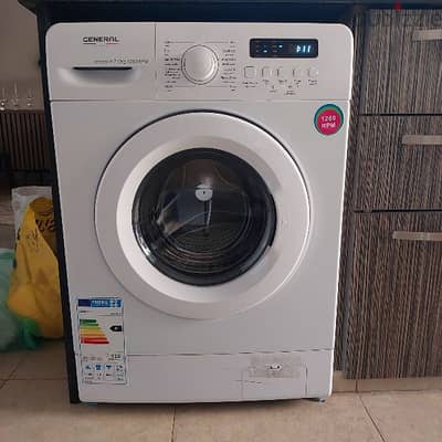 General washing machine 7kg 1200RPM