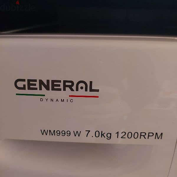 General washing machine 7kg 1200RPM 3