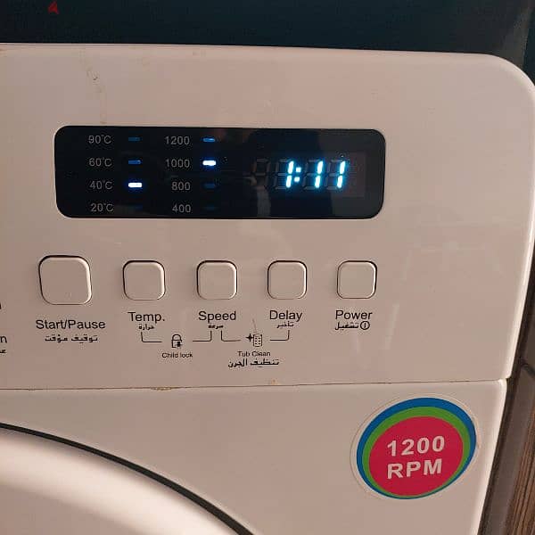 General washing machine 7kg 1200RPM 4