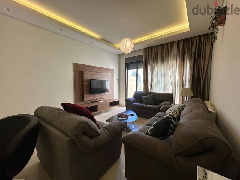 APARTMENT FOR RENT IN MANSOURIEH (230SQ)منصورية PRIME FULLY FURNISHED 0