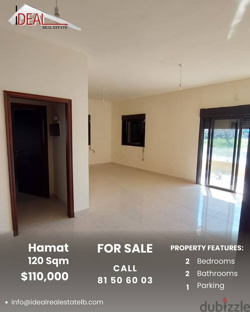 120 sqm Apartment for sale in Hamat - North REF#BK8005 0