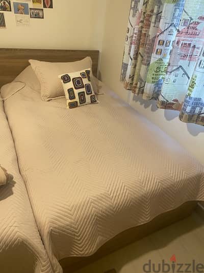 Bed for sale 200cm x 120cm (bed frame + mattress)