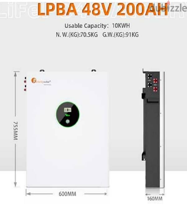 10.0 kWh LPBA lithium battery Felicity 1