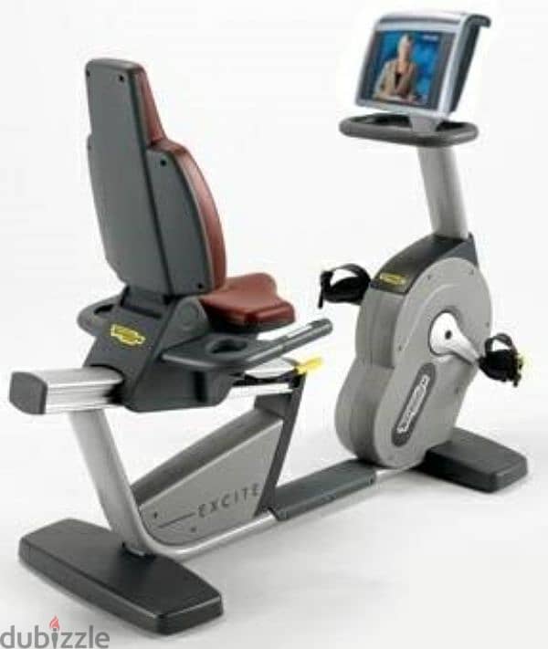 recumbent bike technogym 0