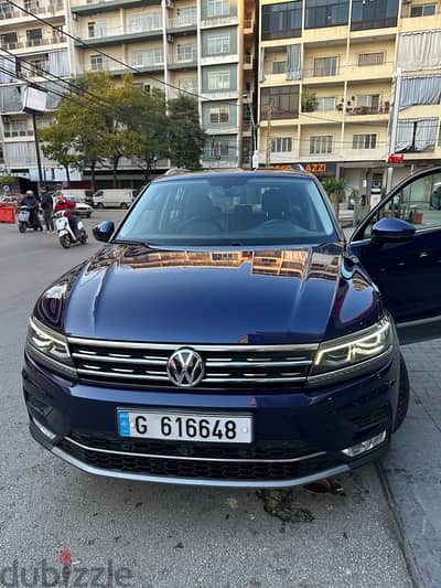 Volkswagen Tiguan 2017 Full Options Company Source all services done