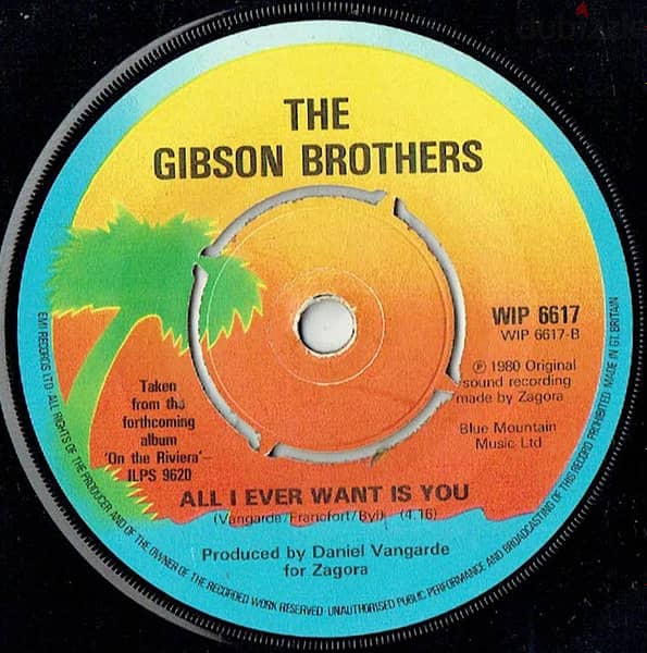 The Gibson Brothers  ( 7" vinyl  ) 2