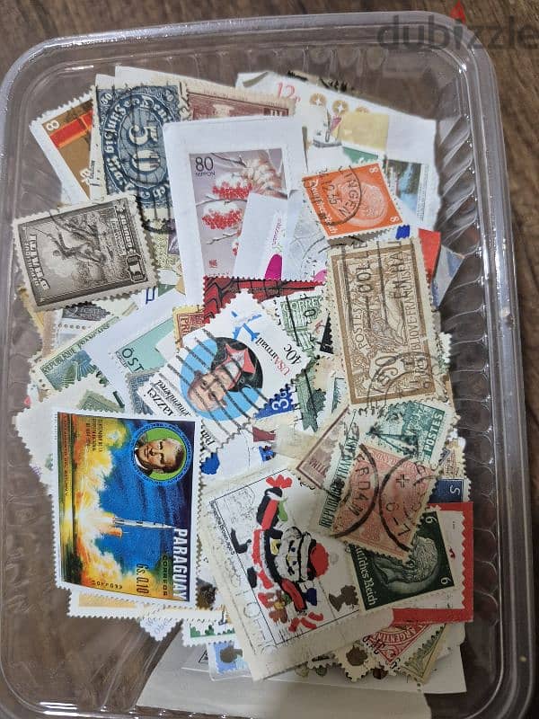 علبة طوابع stamps 0