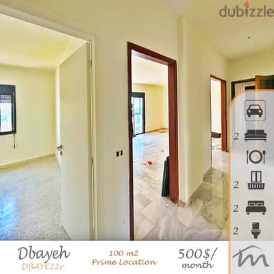 Dbayeh | 1 Minute to Highway | Good Buiding Status | 100m² | Sea View