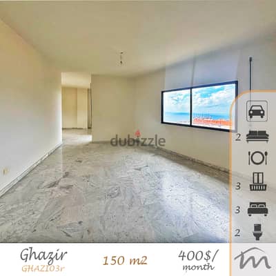 Ghazir | 3 Bedrooms Apt | Prime Location | 2 Minutes From the Highway