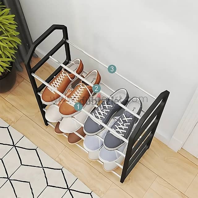 4-Tier Shoe Rack – Space-Saving Organizer for Entryways & Closets 2