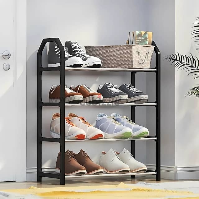 4-Tier Shoe Rack – Space-Saving Organizer for Entryways & Closets 3