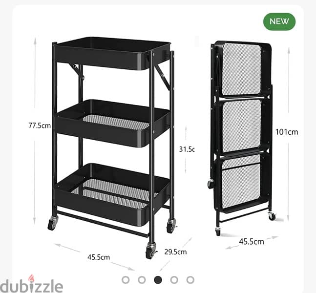 storage trolley cart 2