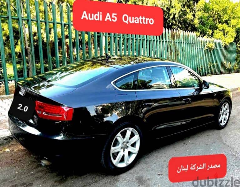 Audi A5  2.0 Quattro mod 2010 شبه جديدة 0