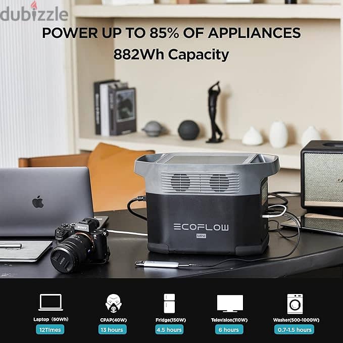 EcoFlow DELTA mini 882Wh Portable Power Station 3