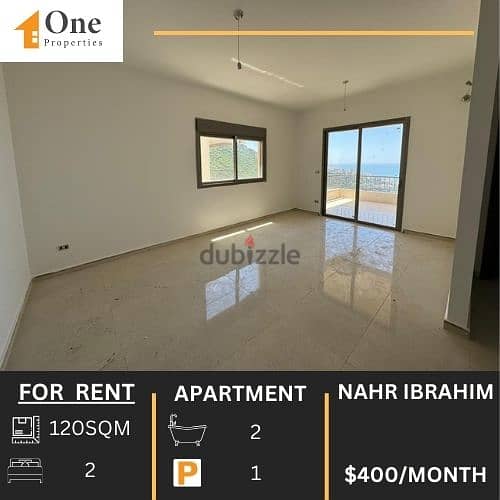 SEA VIEW APARTMENT FOR RENT IN NAHR IBRAHIM 0