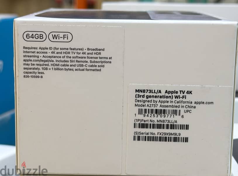 Apple tv 4k 64gb wifi 2022 MN873 1