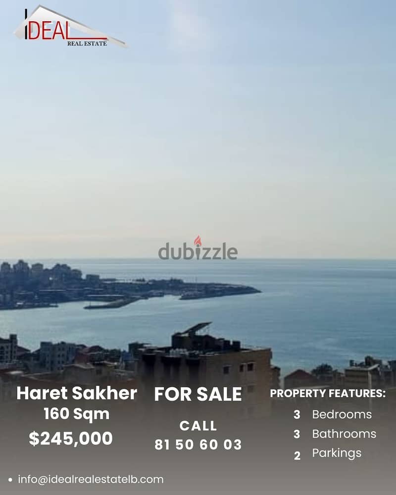 160 SQM Apartment for sale in Haret Sakher REF#JH17488 0