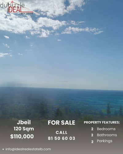 120 SQM  Apartment  for sale in Jbeil REF#JH17487