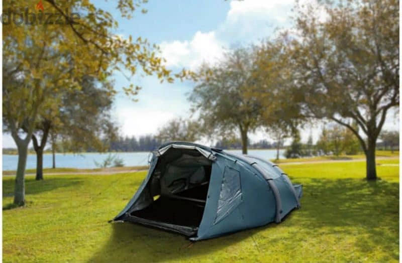 Crivit Camping 4 Person Durable Outer Inflatable Tent With Pump 6