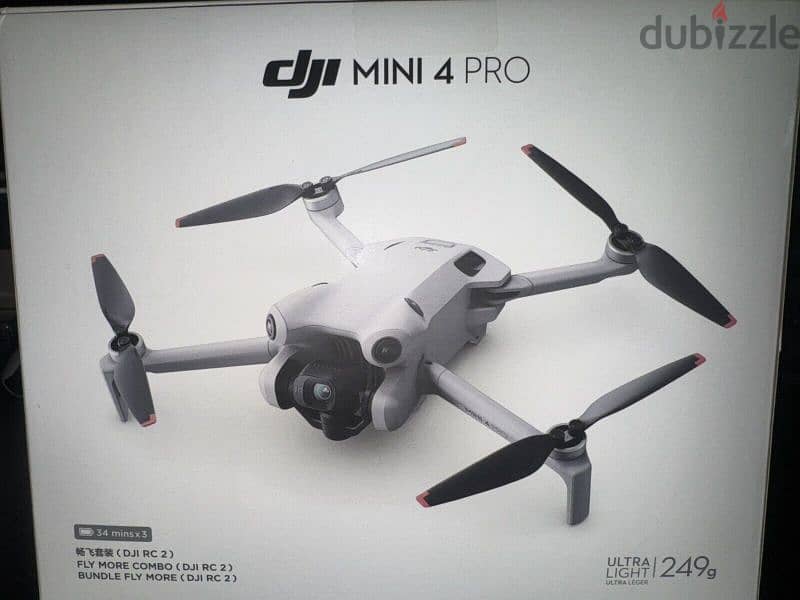 DJI Mini 4 Pro Fly More Combo Camera Drone (with RC 2 Remote 0