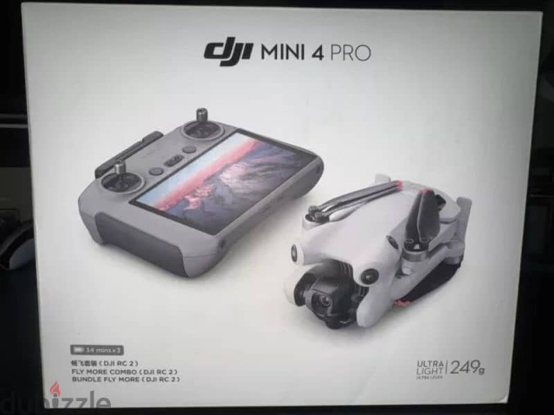 DJI Mini 4 Pro Fly More Combo Camera Drone (with RC 2 Remote 1