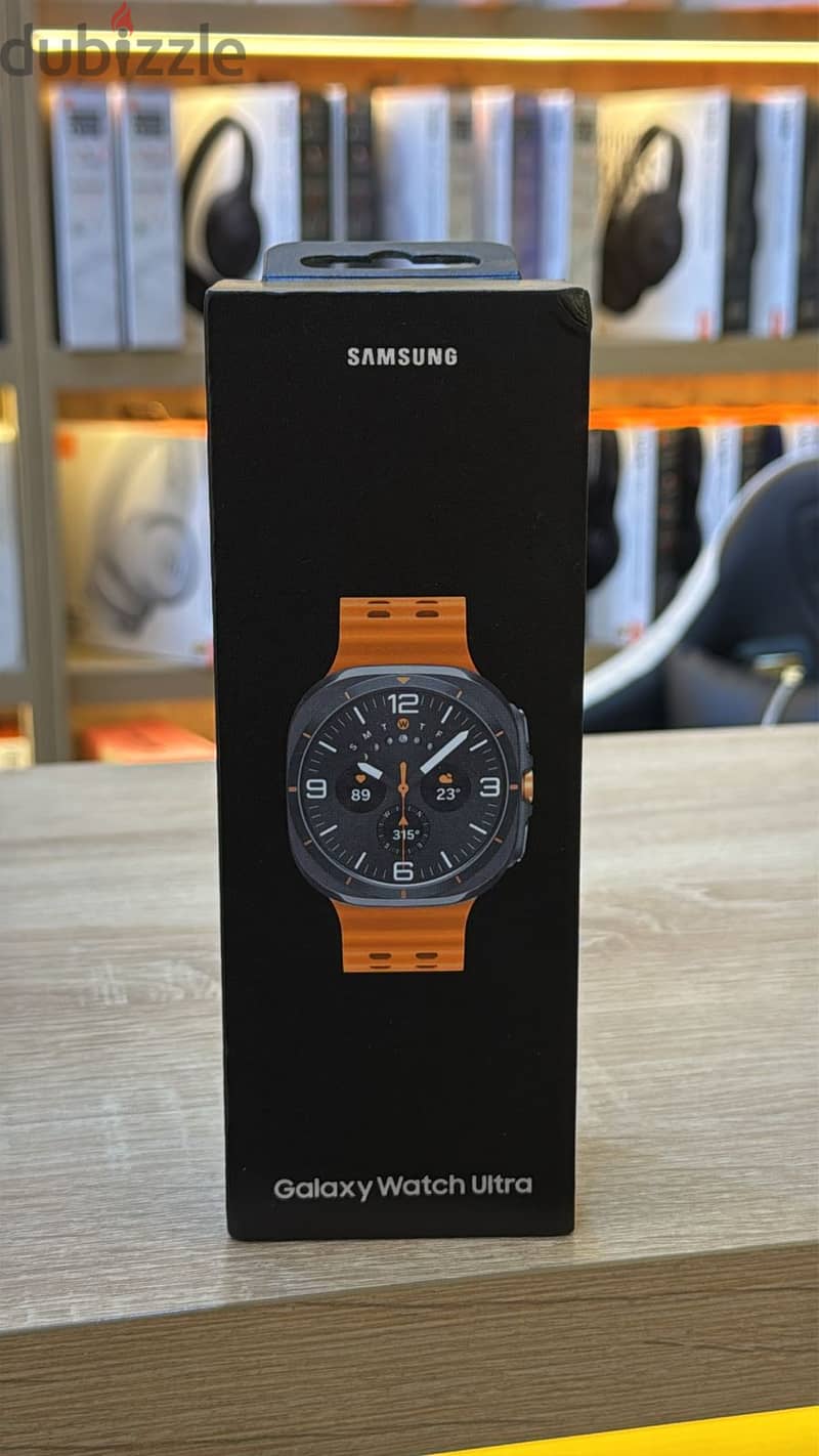 Samsung Galaxy Watch Ultra 47mm Titanium Gray/orange marine Great 1