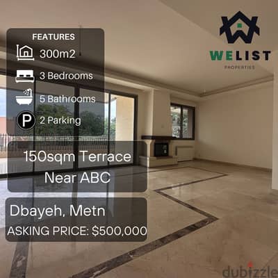 300sqm Apartment for Sale in Dbayeh   REF: EA25FSD300500