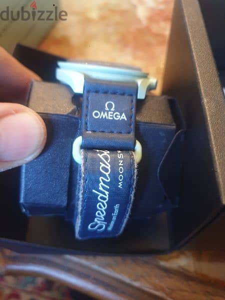 omega swatch mission on earth with box and papers like new 2